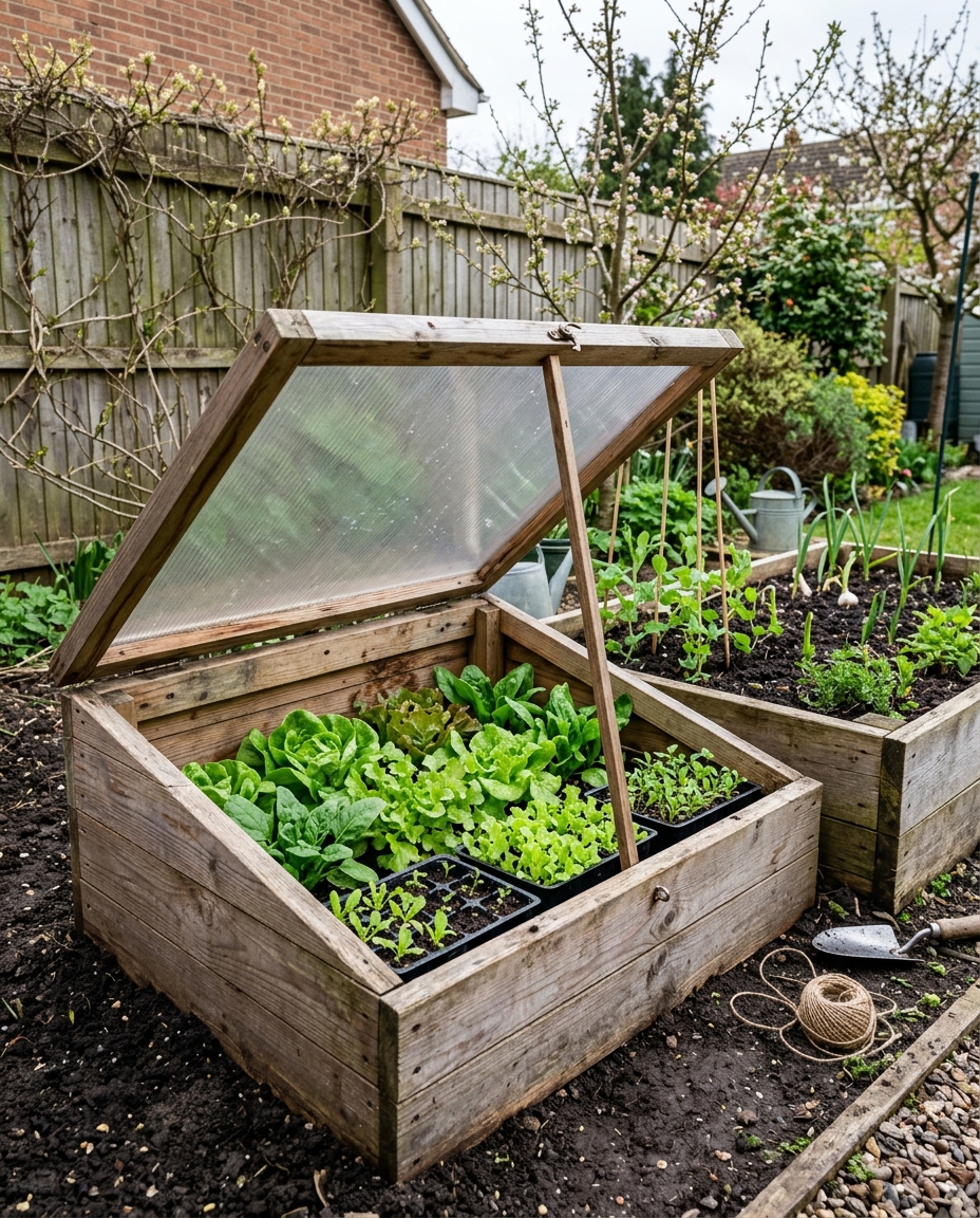 A Cold Frame for the Smallest Possible Greenhouse Footprint