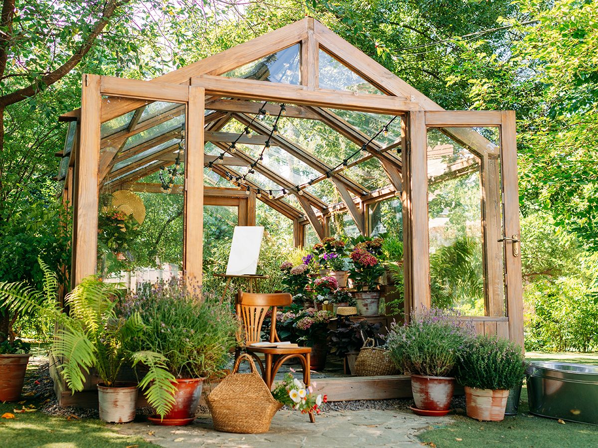 A Mini Walk-In Greenhouse for a Patio or Small Yard