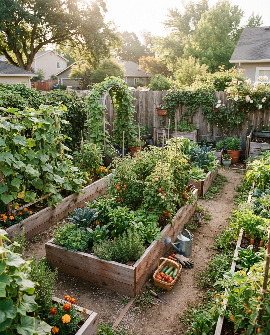 Build an Intensive Raised-Bed Vegetable Garden