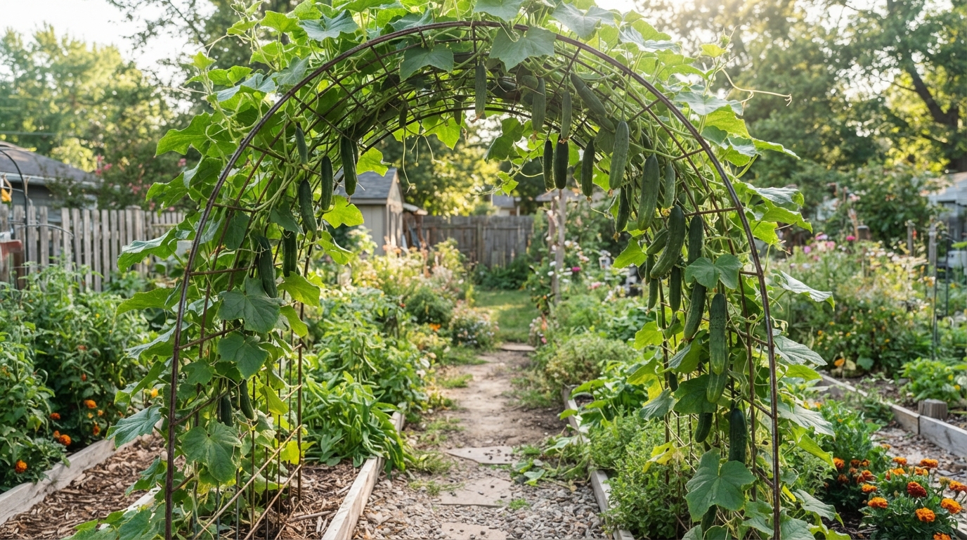 Cattle Panel Garden Trellis Arch