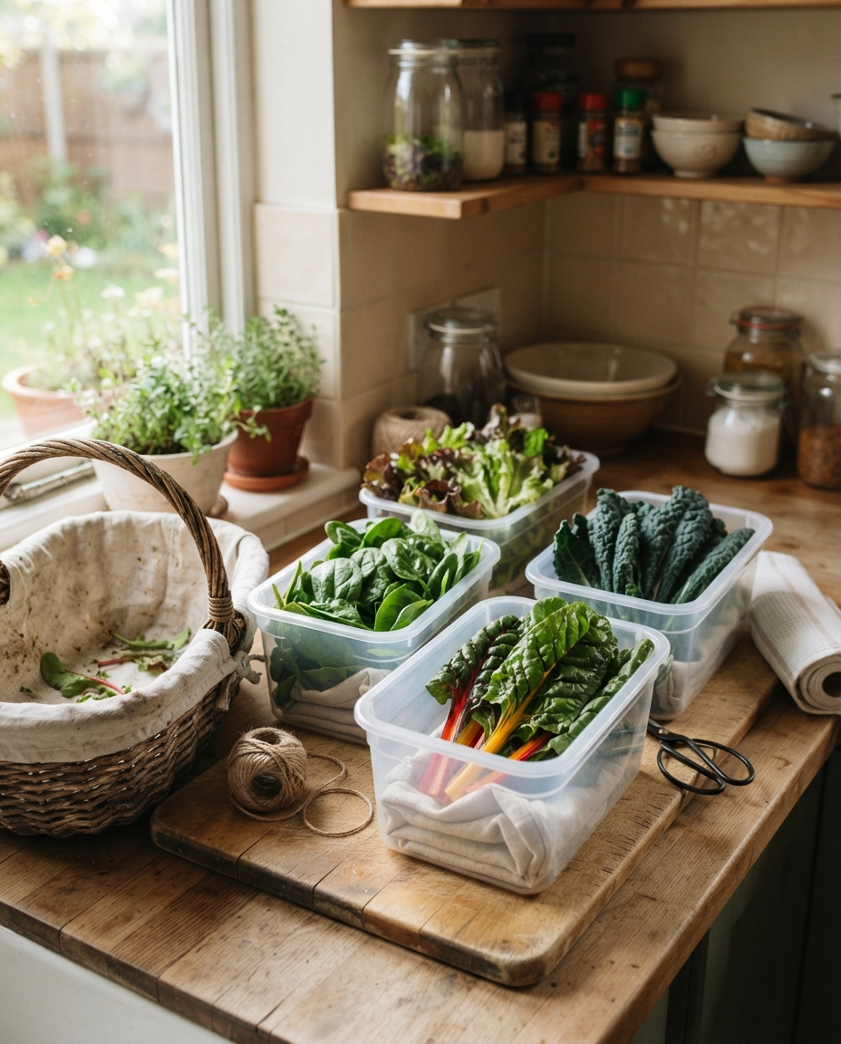 Cool Leafy Greens Quickly and Store Them With Controlled Moisture