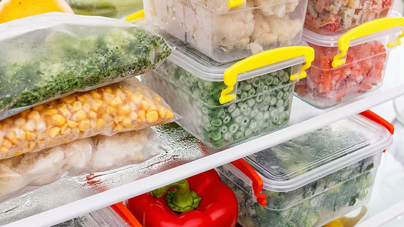 Freeze Vegetables in Meal-Sized Portions