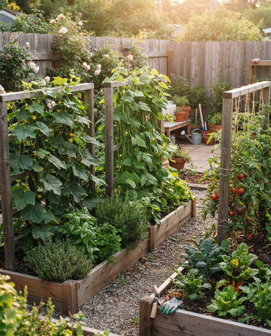 Grow Upward With Trellises and Vertical Structures