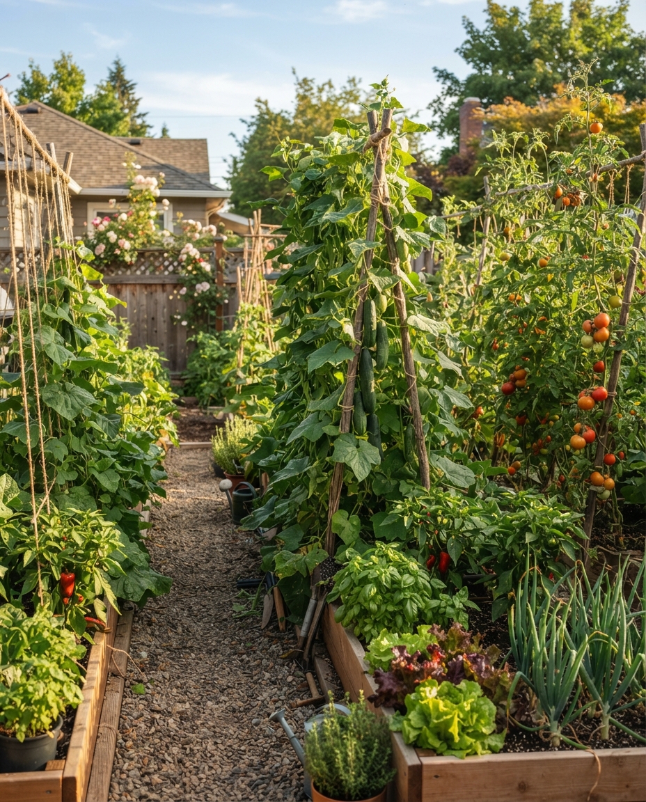 Grow Vertically Before Adding More Garden Beds