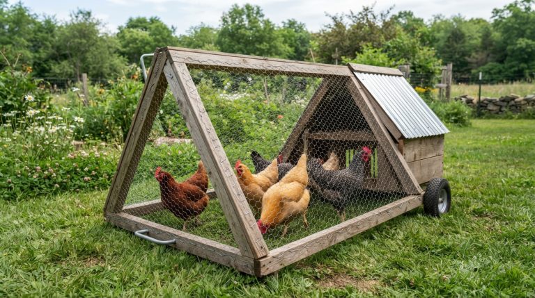 Mobile Chicken Tractor (A-Frame, 4x8 Feet)
