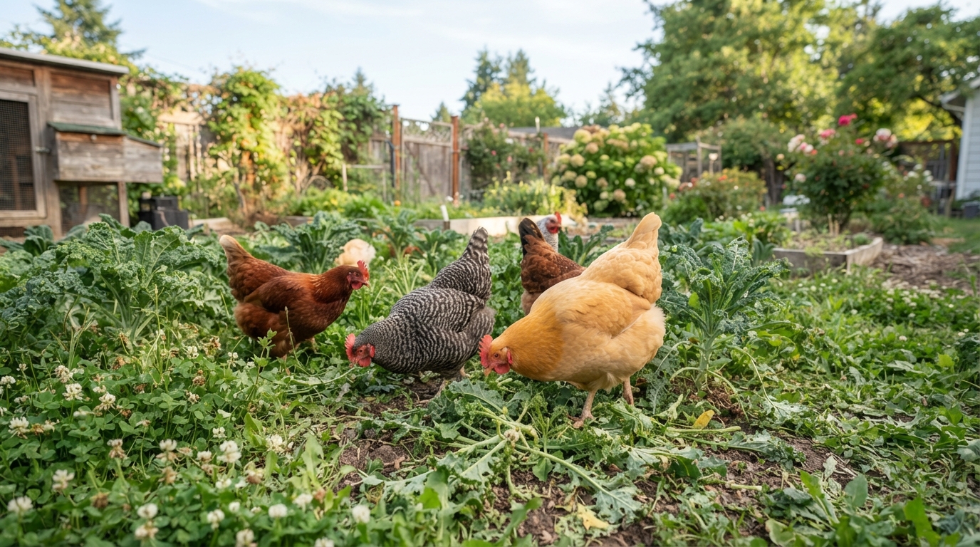 Plant a Dedicated Forage Area So Chickens Have Somewhere to Destroy on Purpose