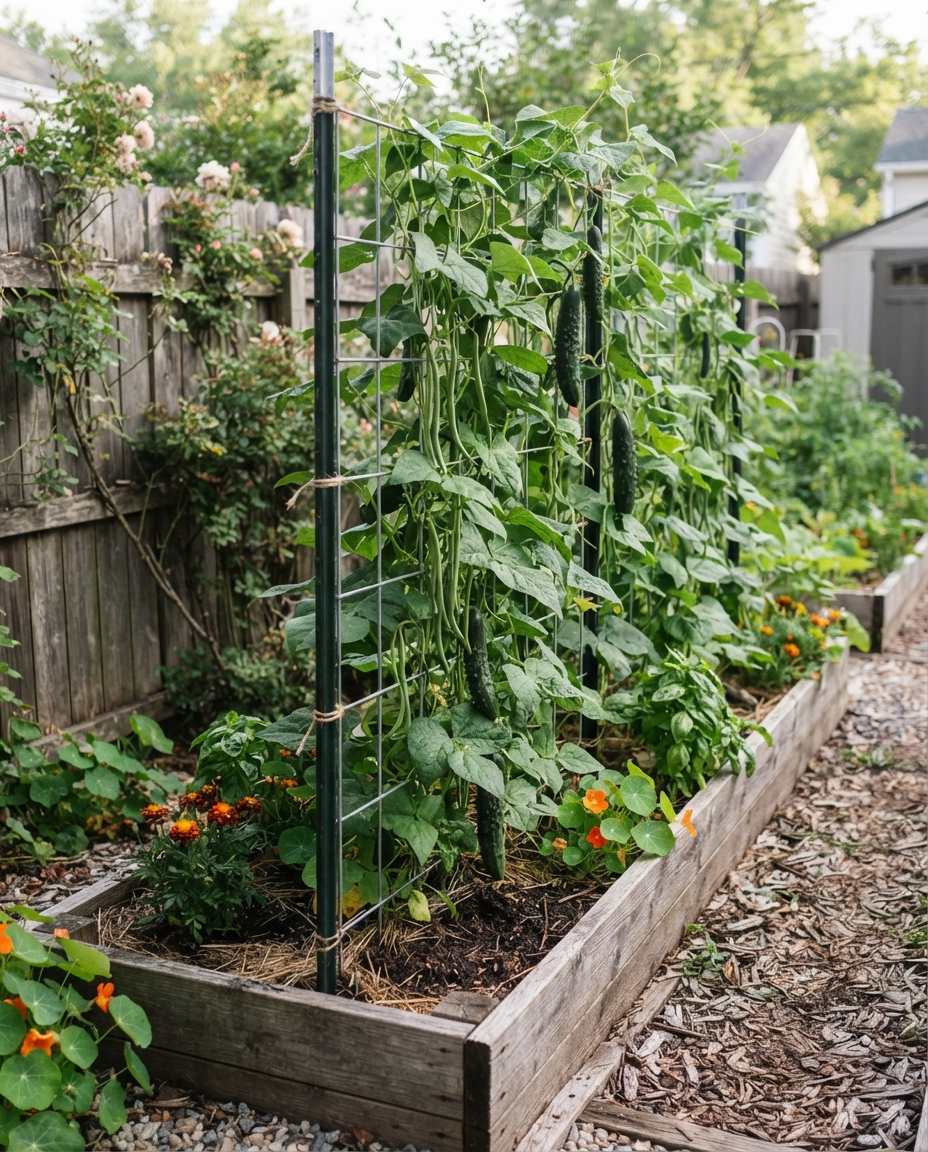 The T-Post and Wire Trellis