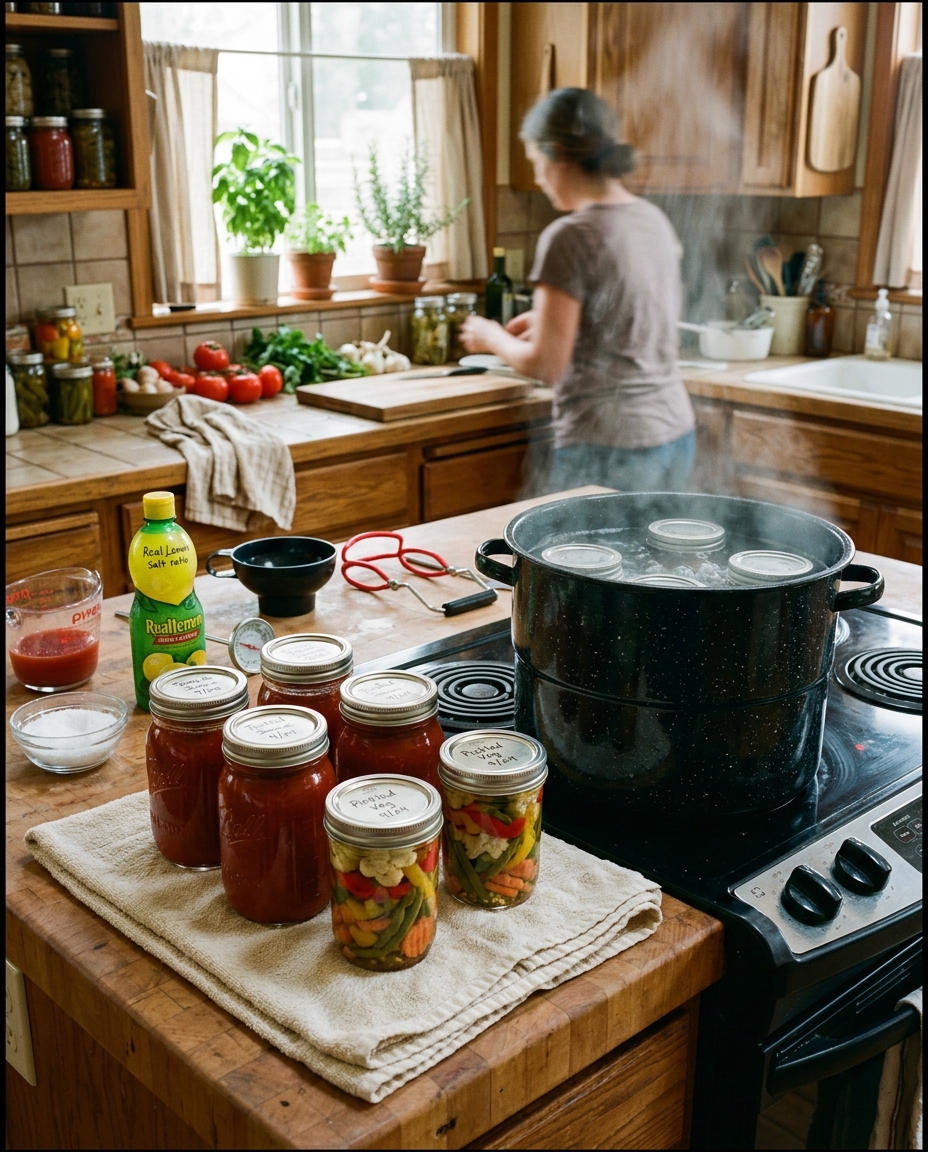 Use Water-Bath Canning Only for Appropriate High-Acid or Properly Acidified Foods